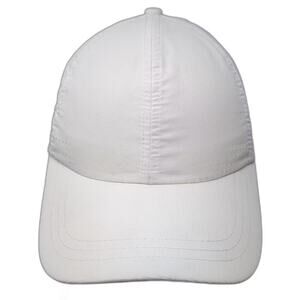 Slazenger Golf Hat White One Size Slideback Adjustable Perforated Breathable